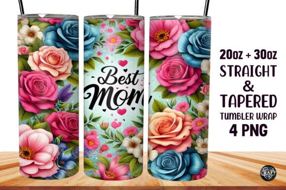 Best Mom Sublimation Graphics for Tumbler Wraps