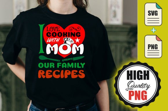 Cooking Mom Graphics for Print Templates