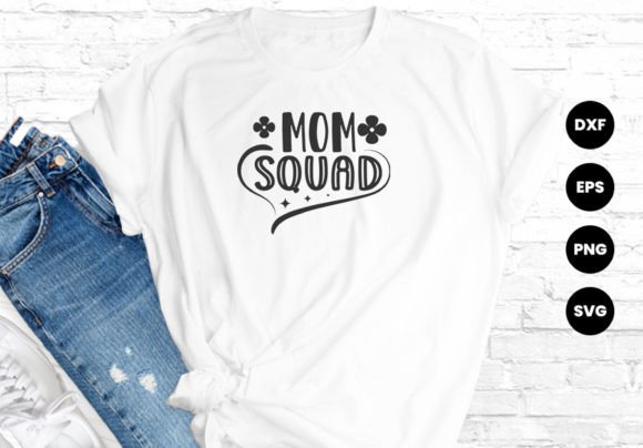 Mom Squad Mother's Day Typography Tee Review